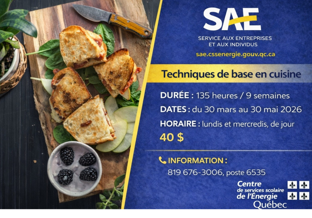 Formation Techniques de base en cuisine